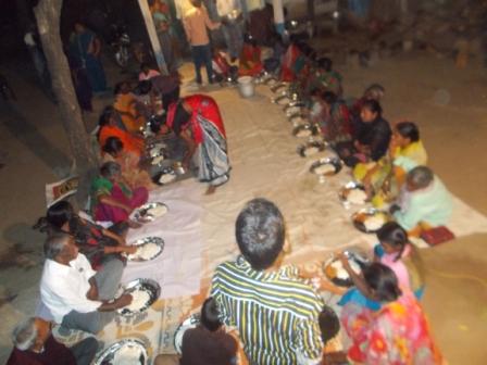 Banner Elder widow feeding program