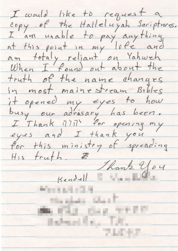 HalleluYah-Scriptures-Review-Parallel-Hebrew-Bible-Sacared-Bible-Restored-Name-Bible-The-Best-Bible-The-Scriptures-Cepher-Yahweh-Yahwah-waterproof-bible-prisoners letter 10