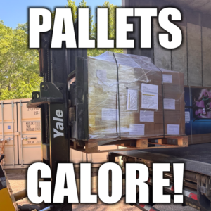 Pallets Coming In and Going Around the World & Sharing More Daily Parcels
